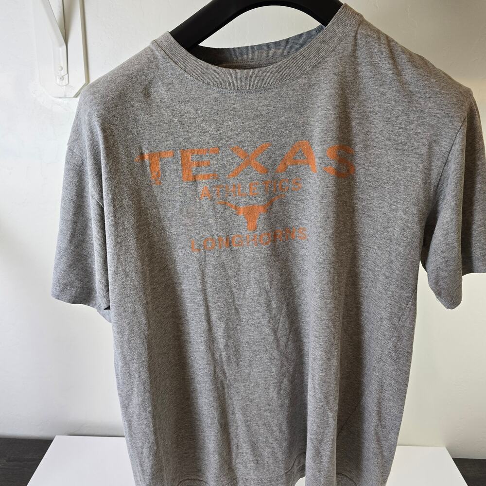 VINTAGE Texas Longhorns Shirt Adult Large XL Gray Short Sleeve Gameday